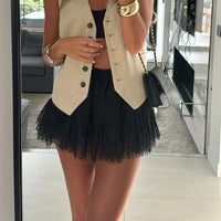 Lina Loué Pleated Mini Skirt