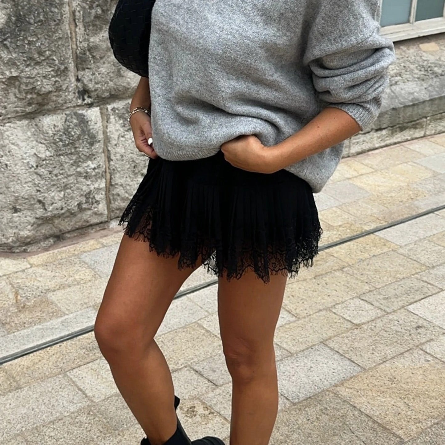 Lina Loué Pleated Mini Skirt