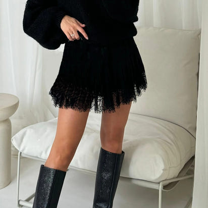 Lina Loué Pleated Mini Skirt